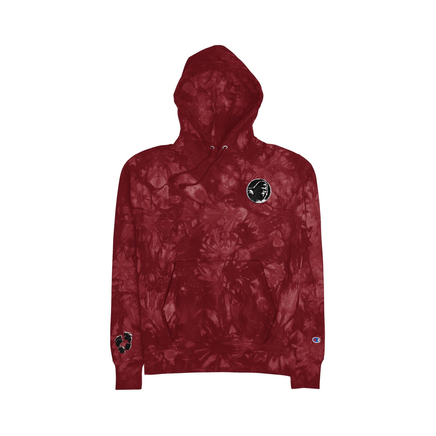 Unisex Champion Tie-Dye Hoodie (Embroidery)
